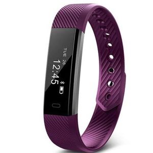 Touch Screen Smart Bracelet Fitness Tracker purple